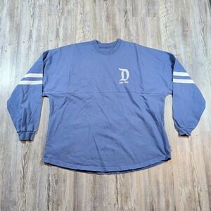 Disneyland Resort Blue White Striped Spirit Jersey Disney Parks Jersey Adult XXL
